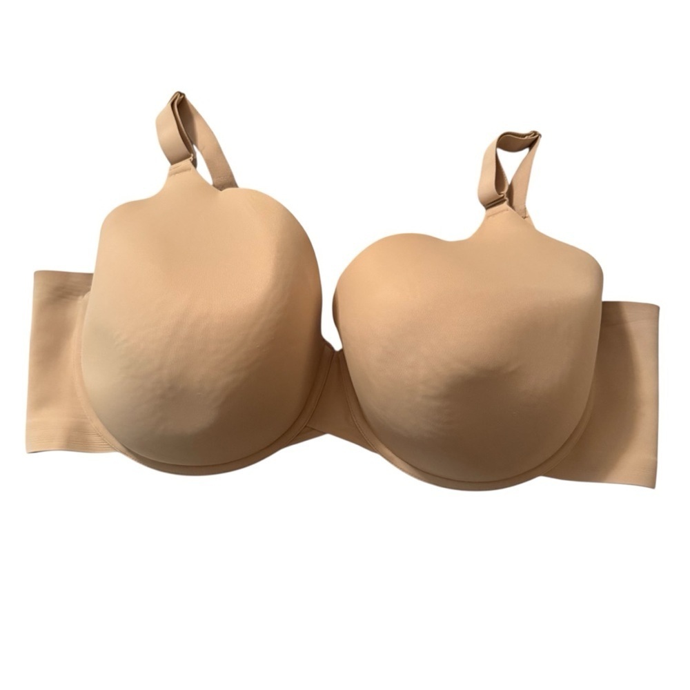 Cacique Lane Bryant Lightly Lined Full Coverage Underwire Beige Tan Bra Size 46F